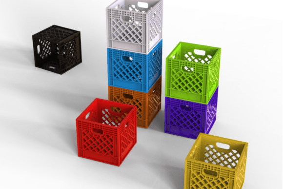 MINIATURE MILK CRATE