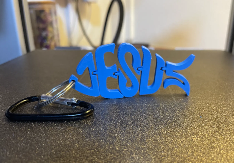 JESUS KEYCHAIN FLEX