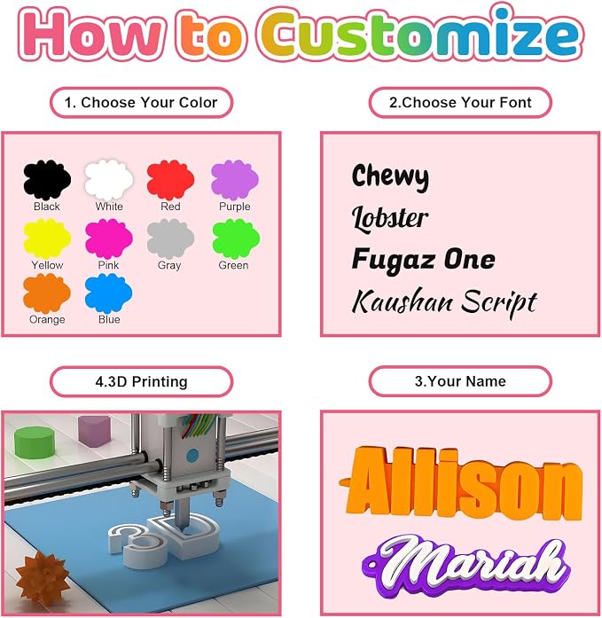 CUSTOM 3D NAME
