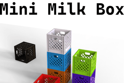 MINIATURE MILK CRATE