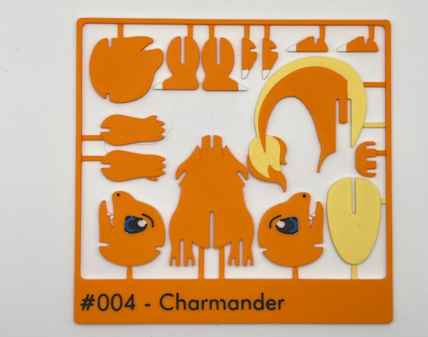 Pokemon #004 - Charmander kit card