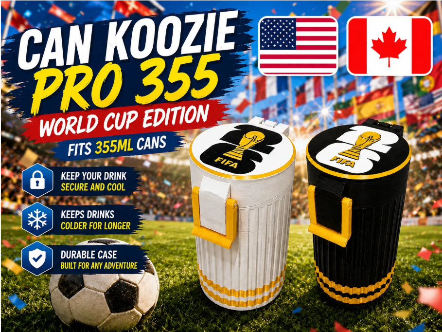 CAN KOOZIE PRO - WORLD CUP EDITION