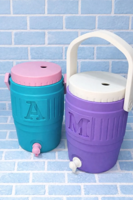 LETTER CAN COOZIE DRINK HOLDER