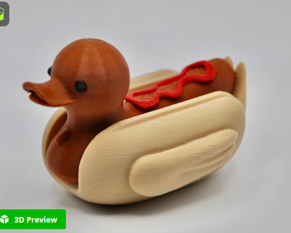 Duck-Hot Dog