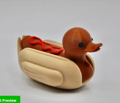 Duck-Hot Dog